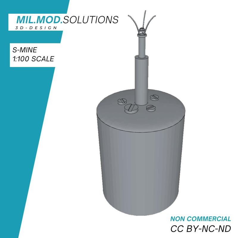 S-Mine WW2 Wehrmacht Tabletop