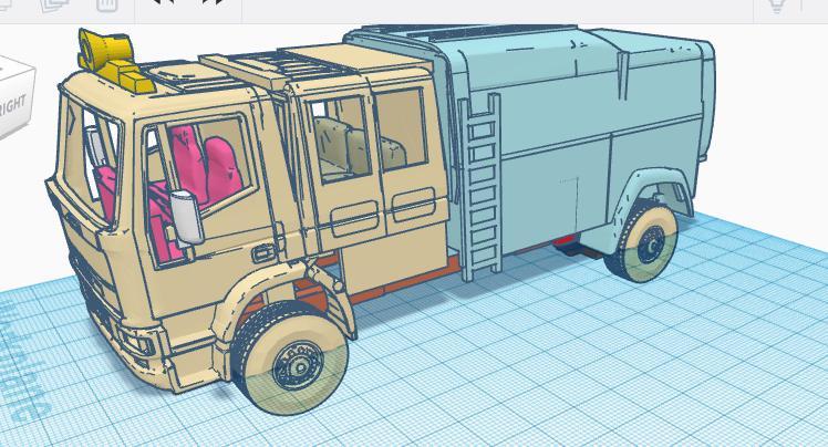 iveco 170e22 forestry fire engine kit