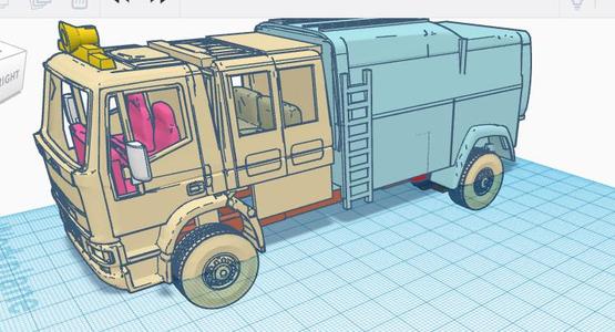 iveco 170e22 forestry fire engine kit