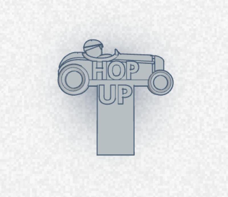 1/25 Hop Up Magazine License Plate Topper