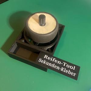 RC tire gluing edge aid / tire gluing aid 1:10