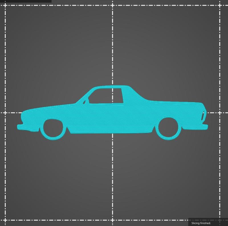 Subaru Brat 1st gen pickup truck 1977-1981 key silhouette