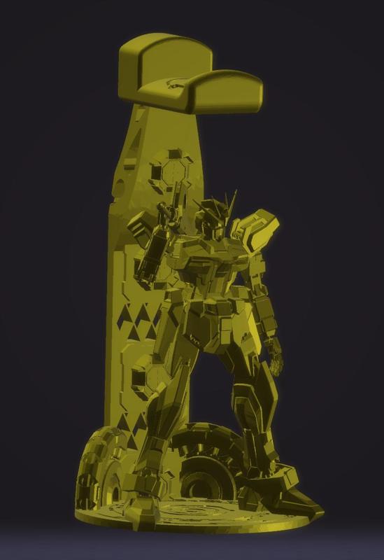 Gundam GAT unit headphone stand