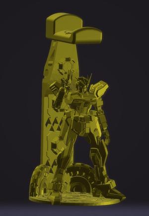 Gundam GAT unit headphone stand