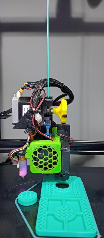 Ender3 v2 Neo direct extruder support + spool holder adapter