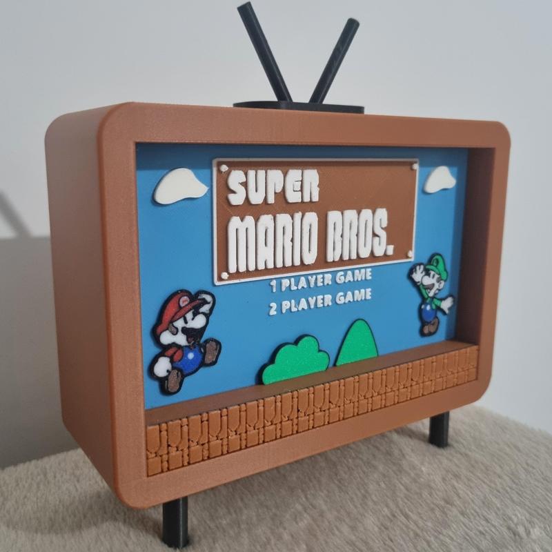 Super Mario Bros Money Box / Retro TV