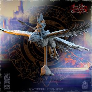 Silvermoor Elves Searing Bird Lord on Phoenix