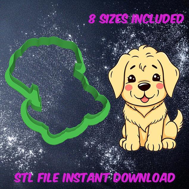 Golden retriever cookie cutter