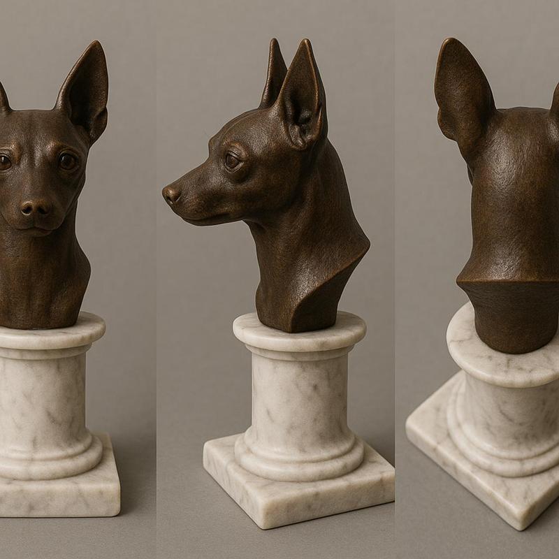 Pinscher Bust