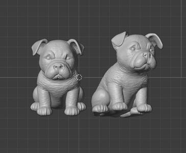 PITBULL DOG - STL FILE #02