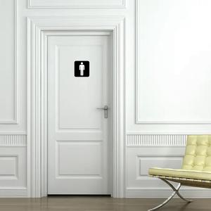 MALE/FEMALE BATHROOM SIGN