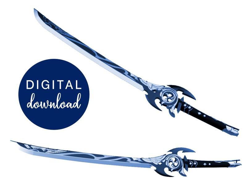 MISTSPLITTER Reforged STL FILES [Genshin Impact]