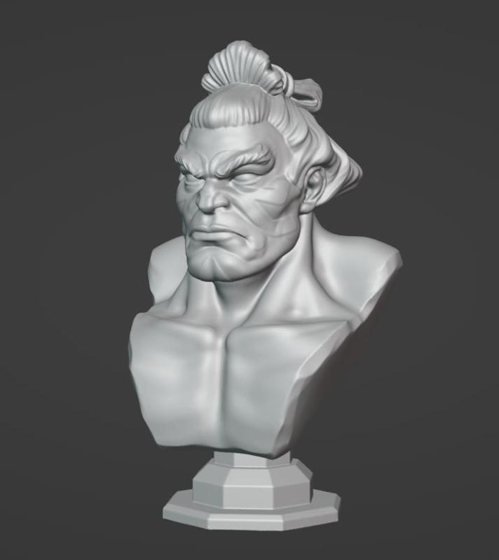 EHonda Street Fighter Bust