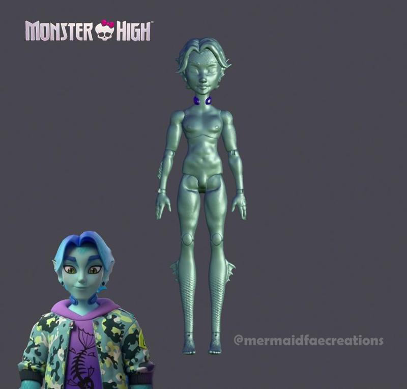 Gill Monster High G3 Doll bjd