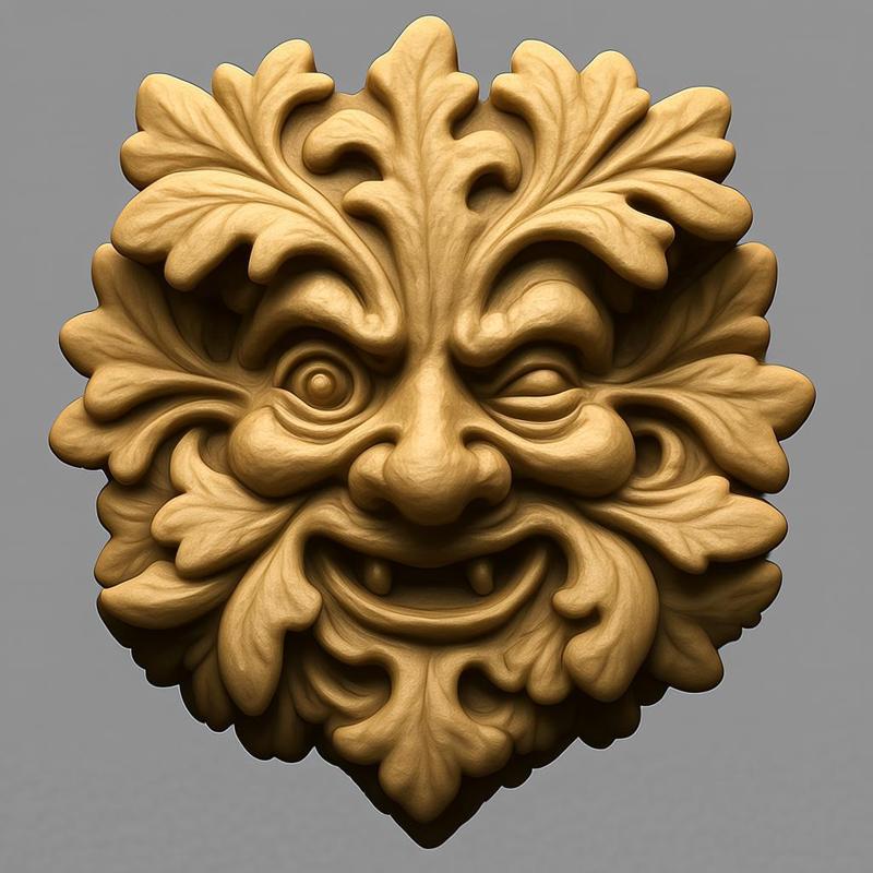 Wall panel Green Man