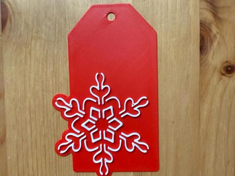 Snowflake Gift Tag