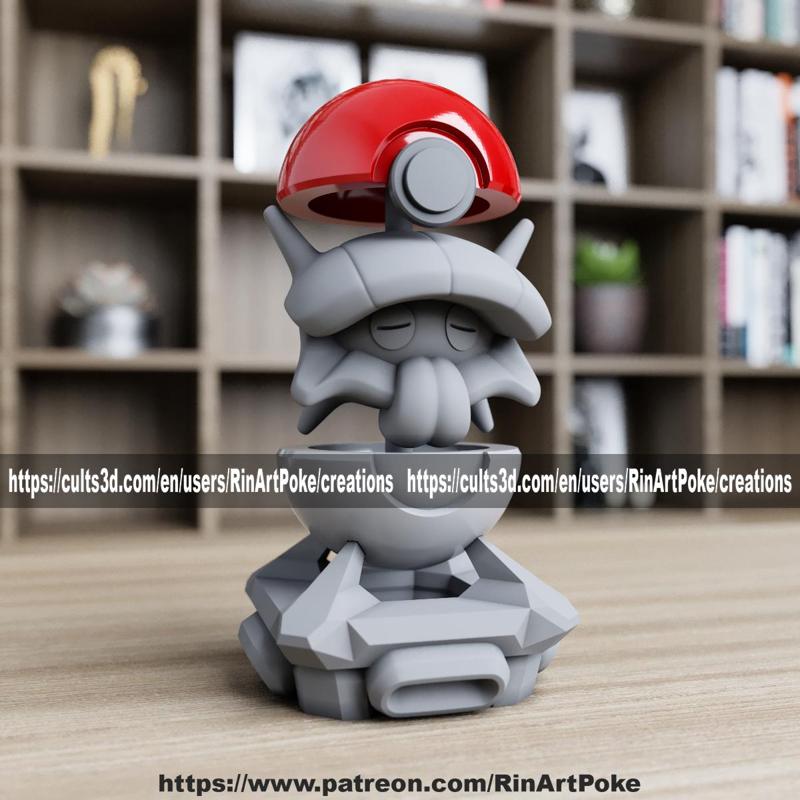Shellder in the pokeball from Pokemon
