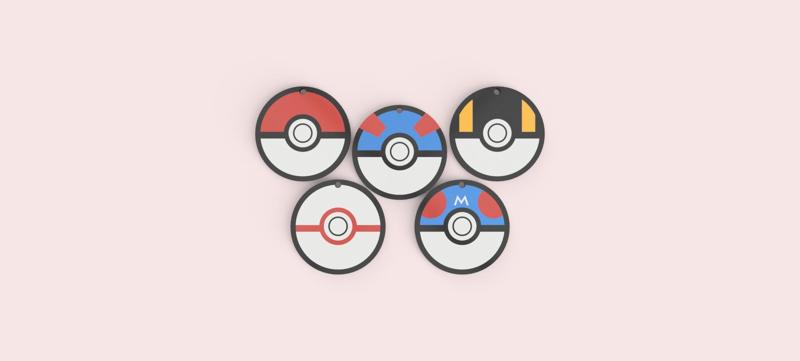 Pokemon Ball Key Chain