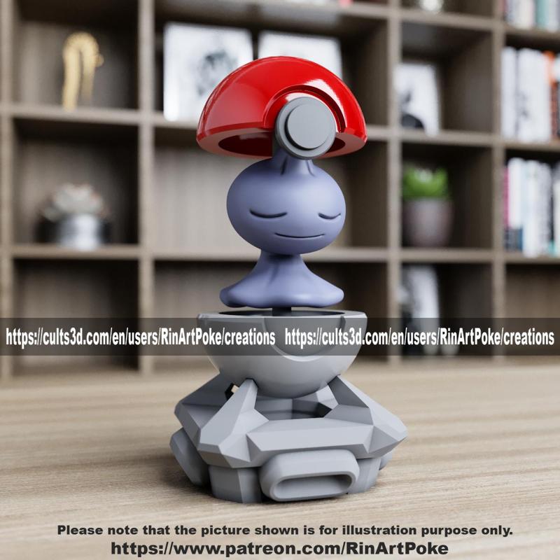 Shuppet in the Pokeball from pokemon