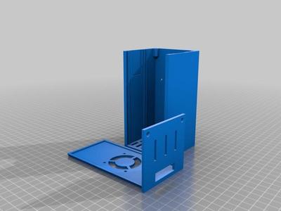 RAMPS 1.4 enclosure for i3 single sheet frame.