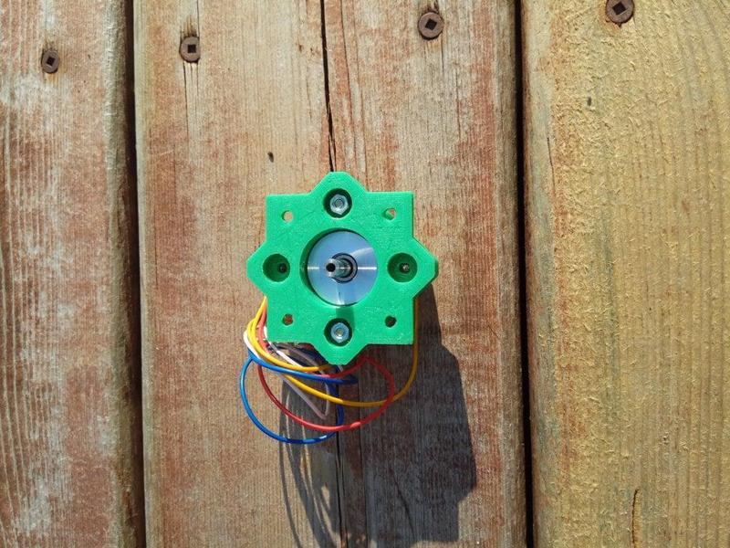 Nema 14 to Nema 17 adapter plate mount