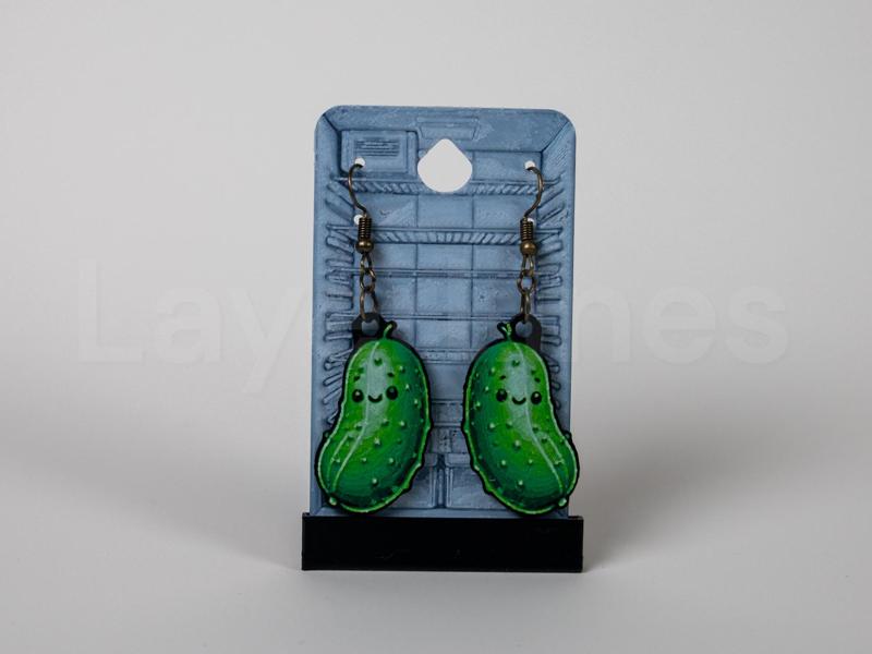 Pickle Earrings - Happy Food Series