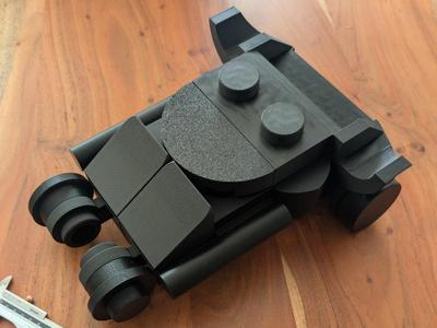 XXL Brickbuild Batman Tumbler in "Microscale"