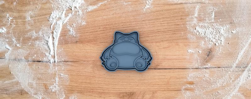 Snorlax cookie cutter from Pokemon