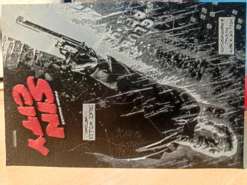 Sin City Film Poster - Hartigan - HueForge