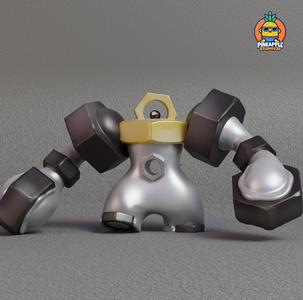 Pokemon - Melmetal with 2 poses