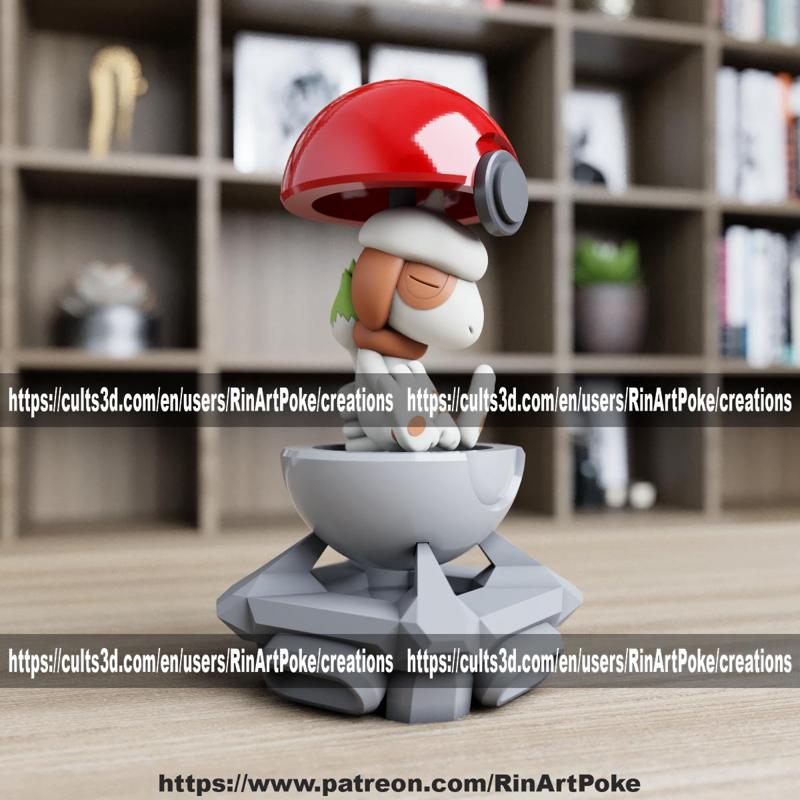 Smeargle in the pokeball from Pokemon