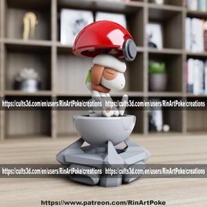 Smeargle in the pokeball from Pokemon