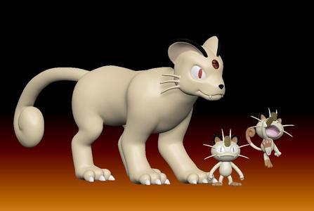 meowth & persian