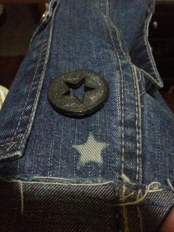 Star Stencil (drawing, painting, bleaching)