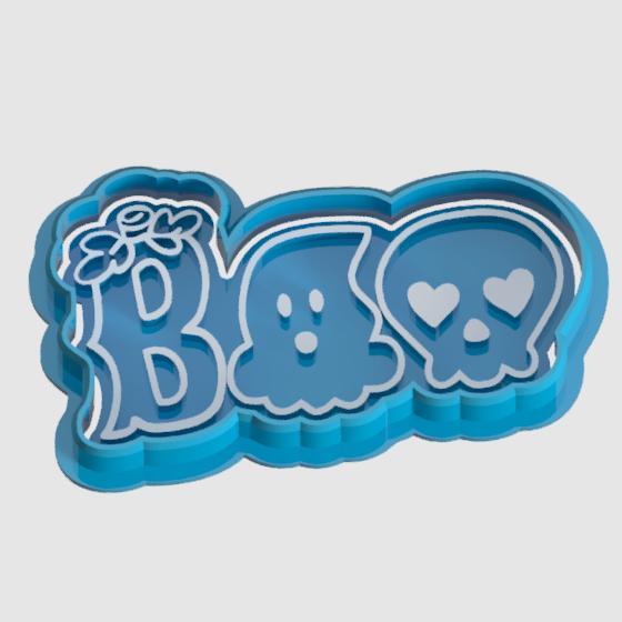 Halloween Cookie Cutter - Boo