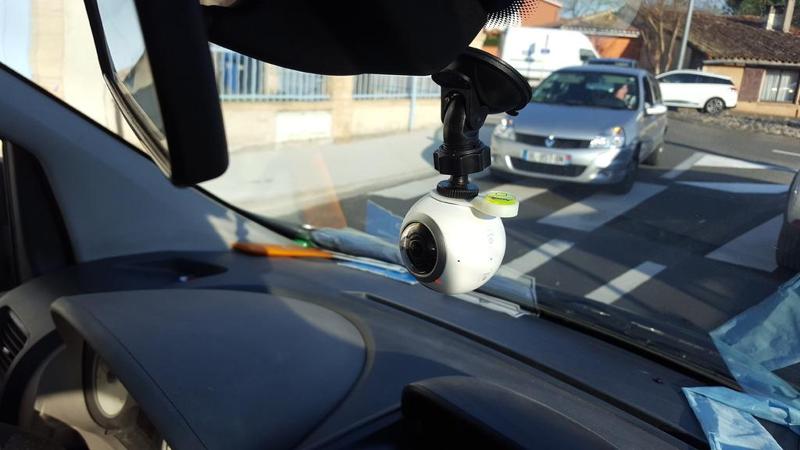 Samsung gear 360 (V1) bubble level