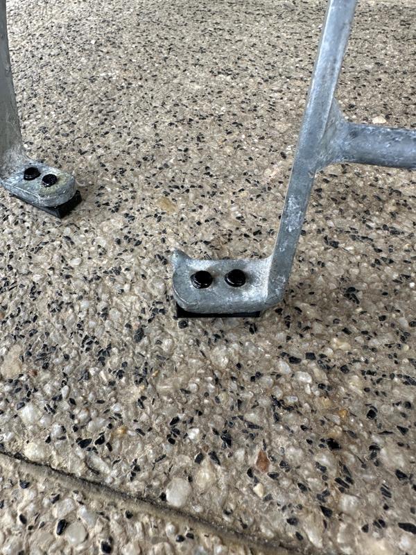 Foot glides for Elefant beer garden chair/folding chair - protection for your floor