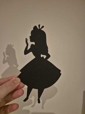 Alice in Wonderland silhouette