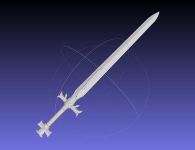 Sword Art Online Alicization Alice Sword Printable Assembly