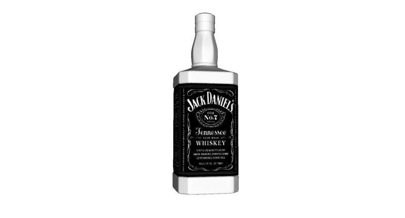 Jack Daniels Bottle Lithophane