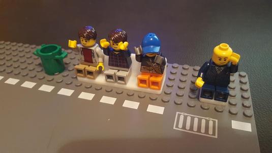 Lego Chair and Bench