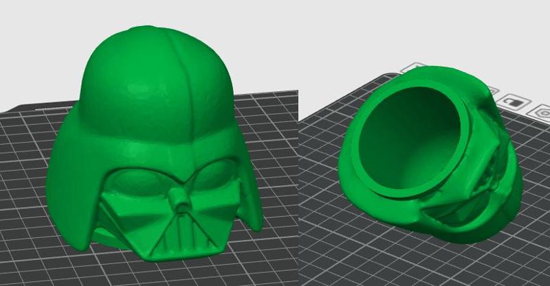 Hitch cover Darth Vader head