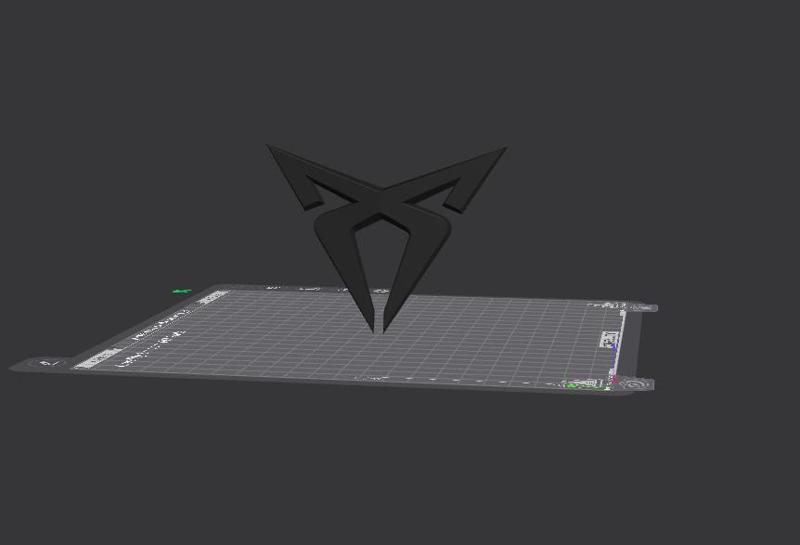 Seat ibiza 6l 02-08 front cupra logo