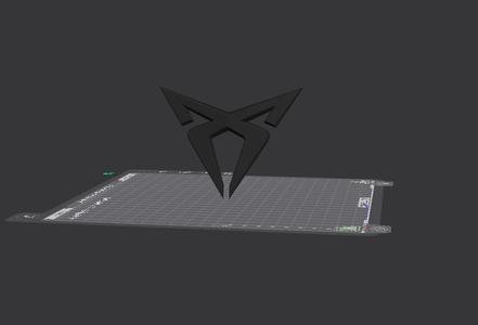 Seat ibiza 6l 02-08 front cupra logo