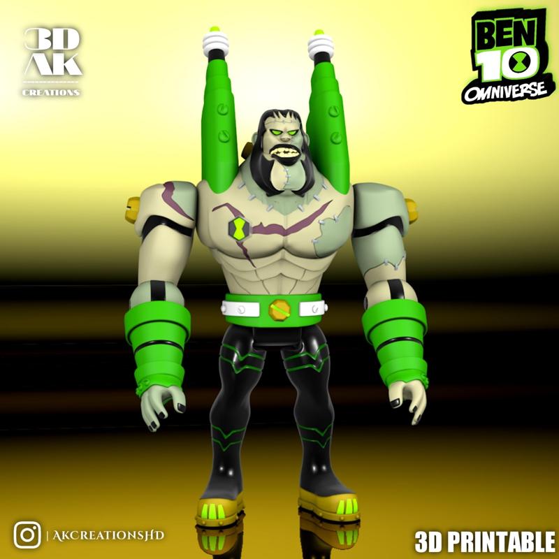 Ben 10 - Frankenstein  3d Printable STL