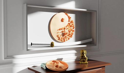 Yin and Yang+serving plate