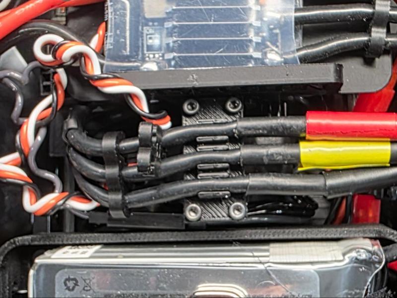 Vanquish VRD VFD Trans cover ESC Wire clip. 