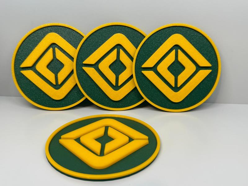 Rivian Logo Coaster v3