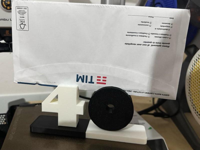 40th Birthday Decoration with Card Holder