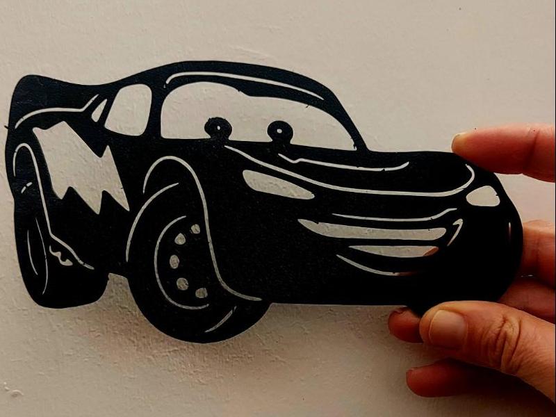 Lightning McQueen Wall ARt decor